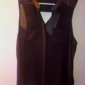 Shear black shirt by rock and repubkic size xl